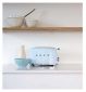Smeg Classic 2 Slice Toaster Pastel Blue (British brand)