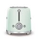 Smeg 2 Slice Toaster Pastel Green Compact (British brand)