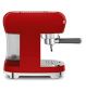 Smeg Espresso Coffee Machine in red (British brand)