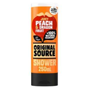 Original Source Peach Dragon Fruit Shower Gel 250ml, imported from the UK