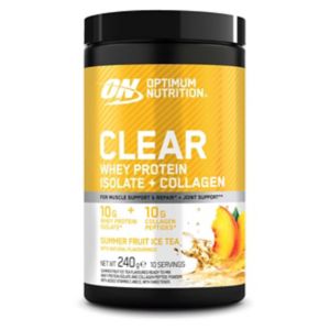 Optimum Nutrition Clear Whey Summer Fruit Tea 240g, imported from the UK