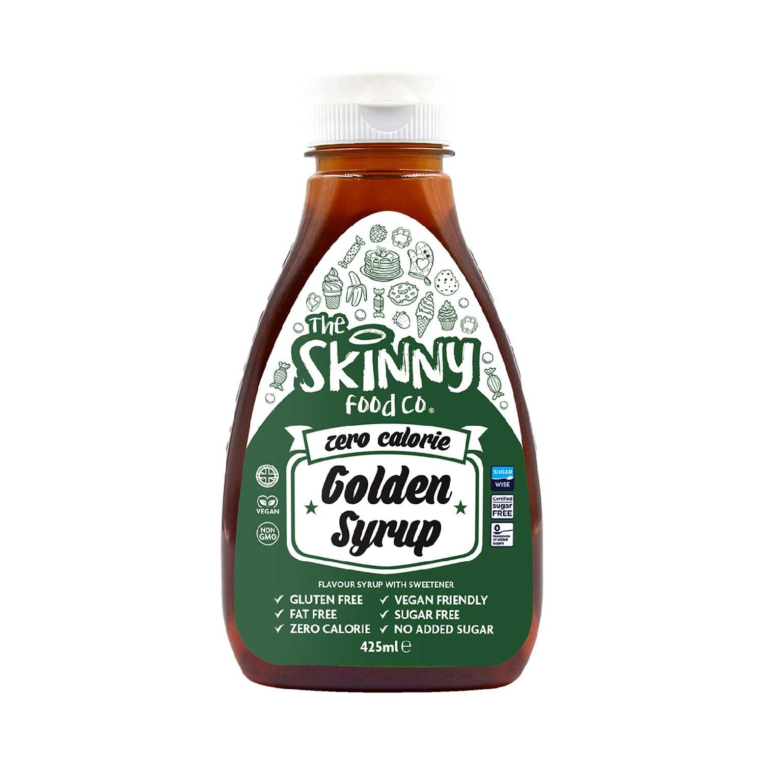 Skinny Food Co golden syrup zero calorie 425ml (British brand)
