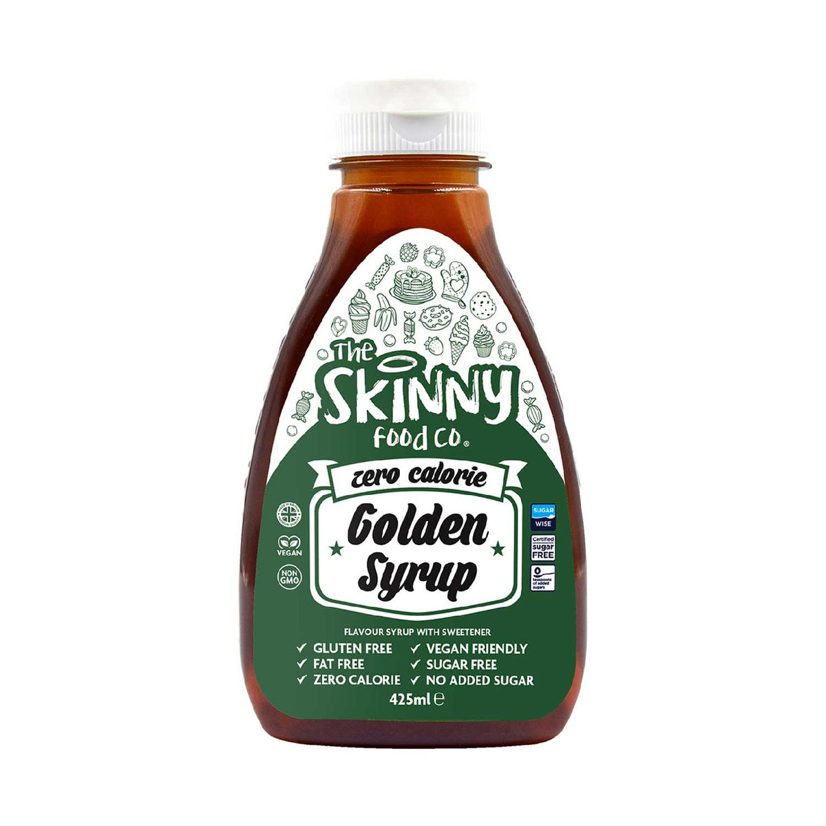 Skinny Food Co golden syrup zero calorie 425ml (British brand)