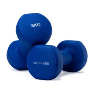 KG Physio 5kg Dumbbells Pair Navy Blue, UK version