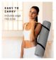 KG Physio grey yoga mat 8mm, UK version