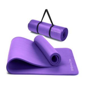 KG Physio Tapis de Yoga 8mm Violet Antidérapant