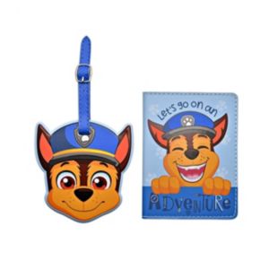 Paramount Paw Patrol Chase Pass og Bagasjelapp Reissett
