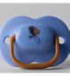 Tommee Tippee Soother Blue Brown 0-6m Duo, imported from the UK