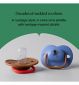 Tommee Tippee Soother Blue Brown 0-6m Duo, imported from the UK
