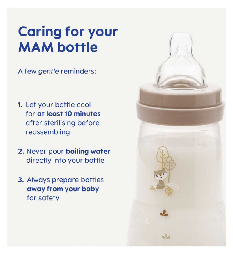MAM anti-colic bottle 4-pack 260ml, imported from the UK