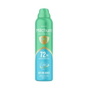 Mitchum Women's Cotton Burst Anti-Perspirant Spray 250ml, imported from the UK
