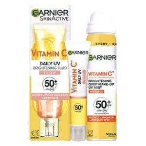 Garnier Vitamin C SPF duo skincare product, UK version