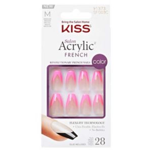 KISS Acrylic French Nail Tips Squared 31s, UK version