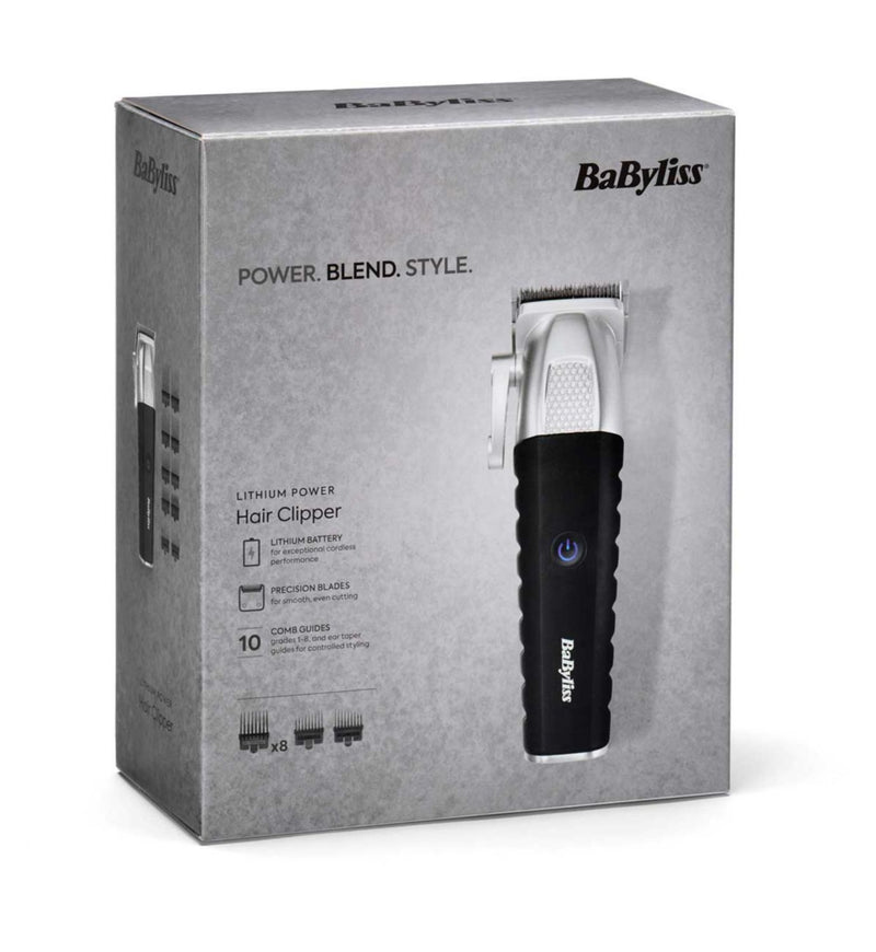 BaByliss lithium power cordless hair clipper - British product