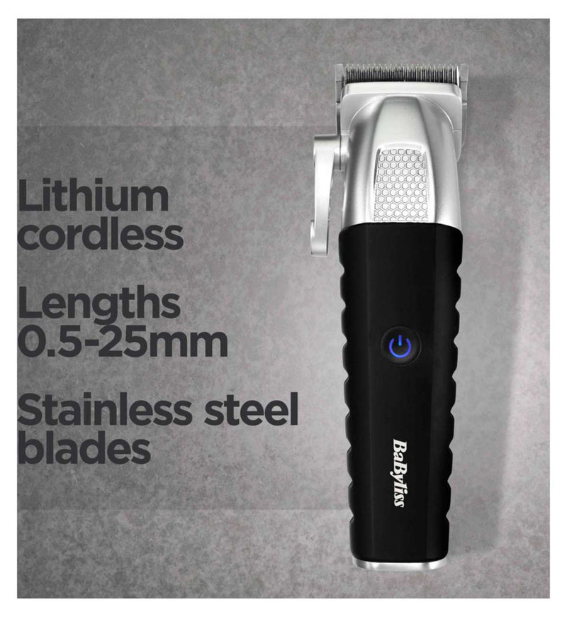 BaByliss lithium power cordless hair clipper - British product