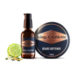 King C Gillette beard balm bundle, imported from the UK
