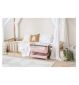 Tutti Bambini Cozee Luxe Mini Me Crib Doll Bed Walnut Blush (British brand)