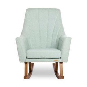 Tutti Bambini rocking chair and footstool Boucle Ocean Stone (British brand)