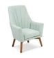 Tutti Bambini rocking chair and footstool Boucle Ocean Stone (British brand)