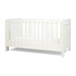 Tutti Bambini Alba Cot Bed white convertible cot sofa (British brand)