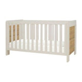 Tutti Bambini Cot Bed White Sand Distressed Oak (British brand)