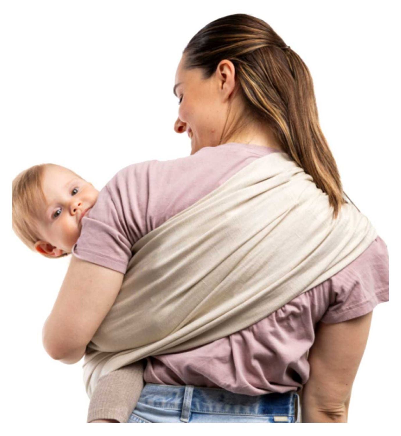 Boba Ring Sling Baby Carrier Pampas Beige - British product