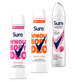 Sure Women Whole Body  Antiperspirant Bundle