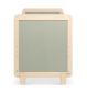 Tutti Bambini Kuba Cot Bed Golden Oak and Sage Weave (British brand)