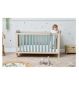 Tutti Bambini Kuba Cot Bed Golden Oak and Sage Weave (British brand)