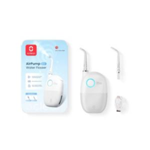 Oclean Airpump Water Flosser White Portable, imported from the UK