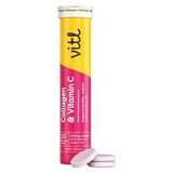 Vitl collagen and vitamin c effervescent tablets peach 20s (British brand)