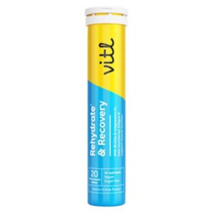 Vitl lemon lime effervescent tablets 20s (British brand)
