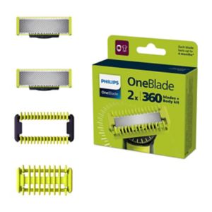 Philips OneBlade 360 erstatningsblader Kroppssett Stell