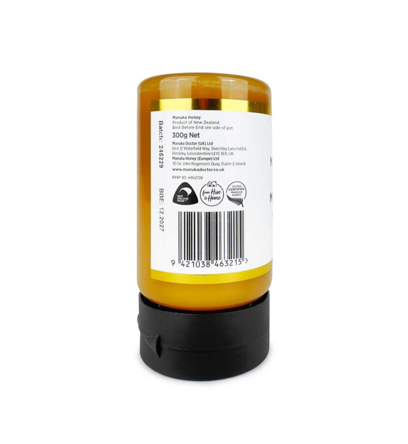 Manuka Doctor 100 MGO Manuka Honey 300g squeezy bottle (British brand)