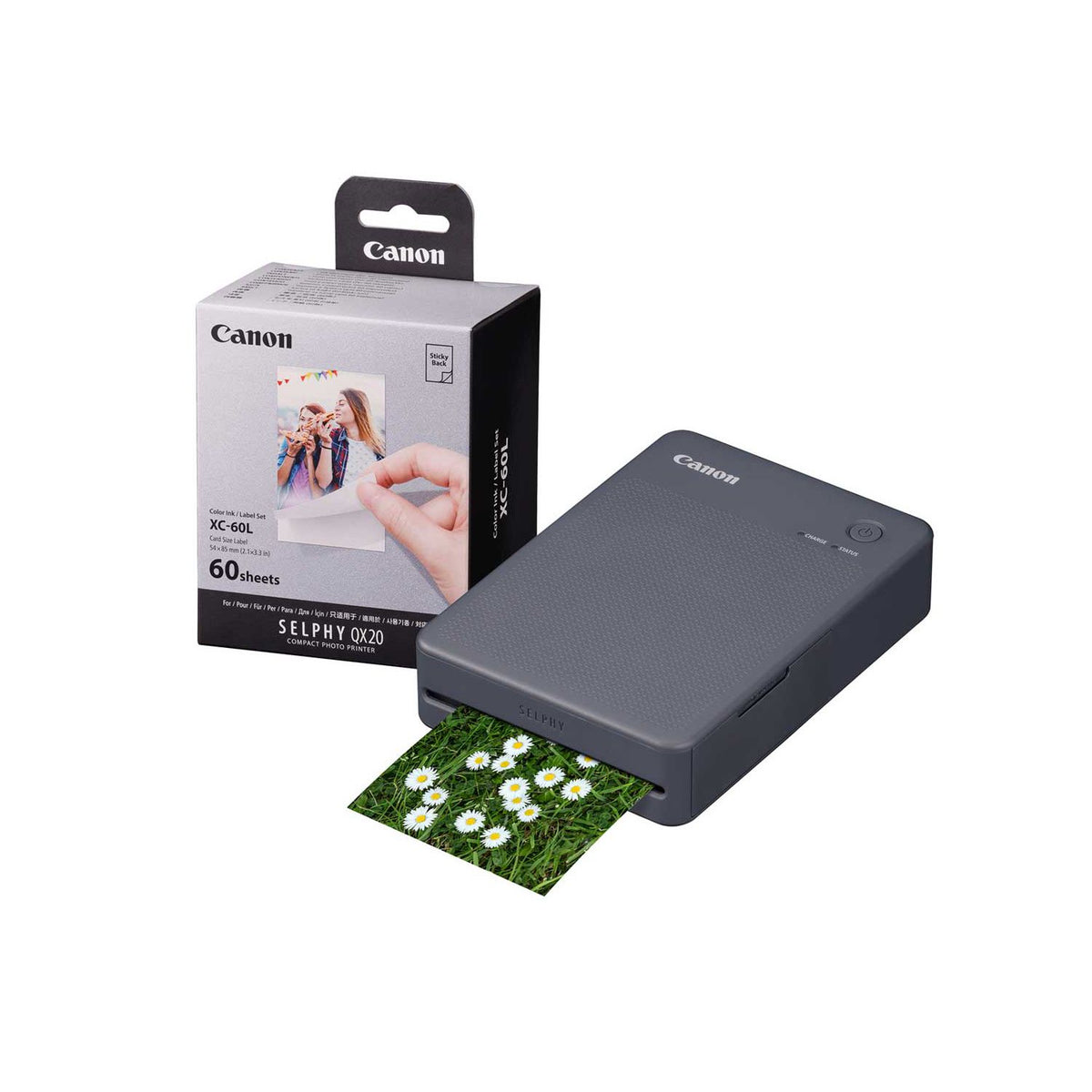 Canon instant photo printer dark grey 60 pack - British product
