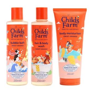 Childs Farm Sweet Orange Bathtime Bundle - British product