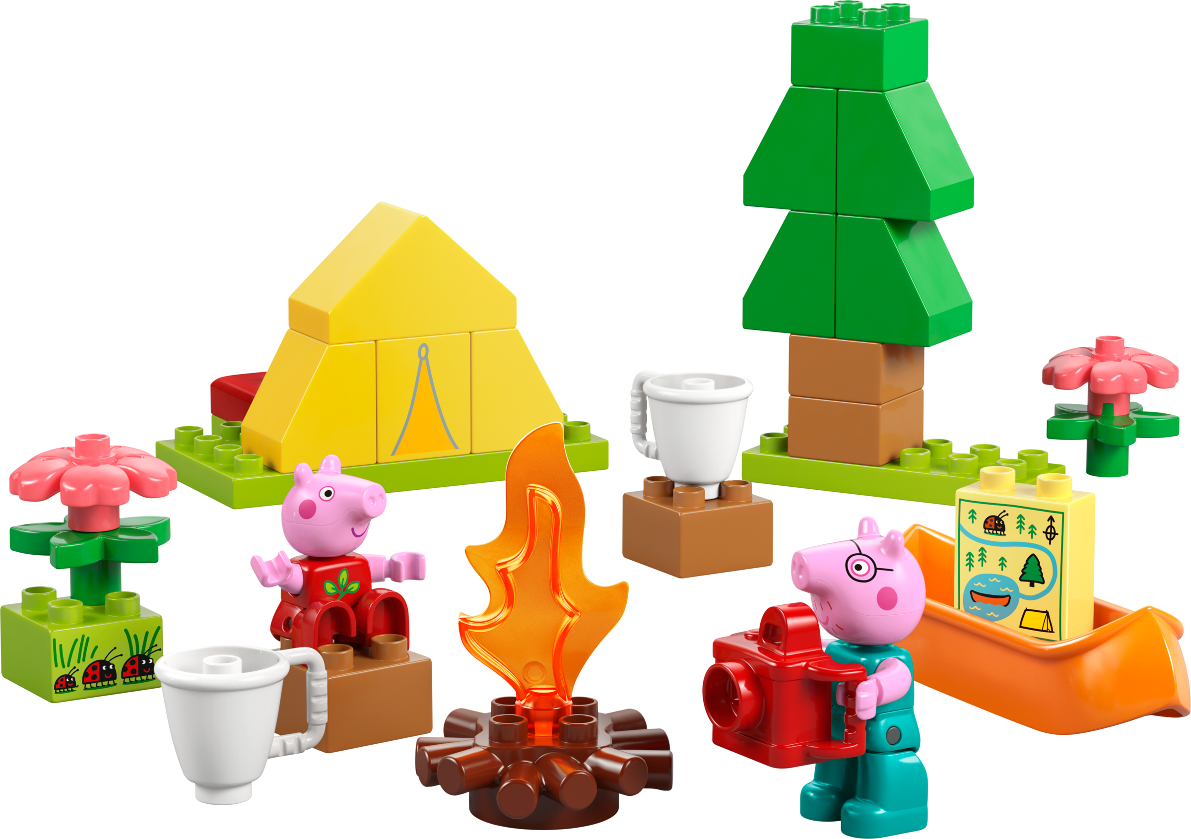 LEGO DUPLO Peppa Pig Camping Trip 32 Pieces - British product