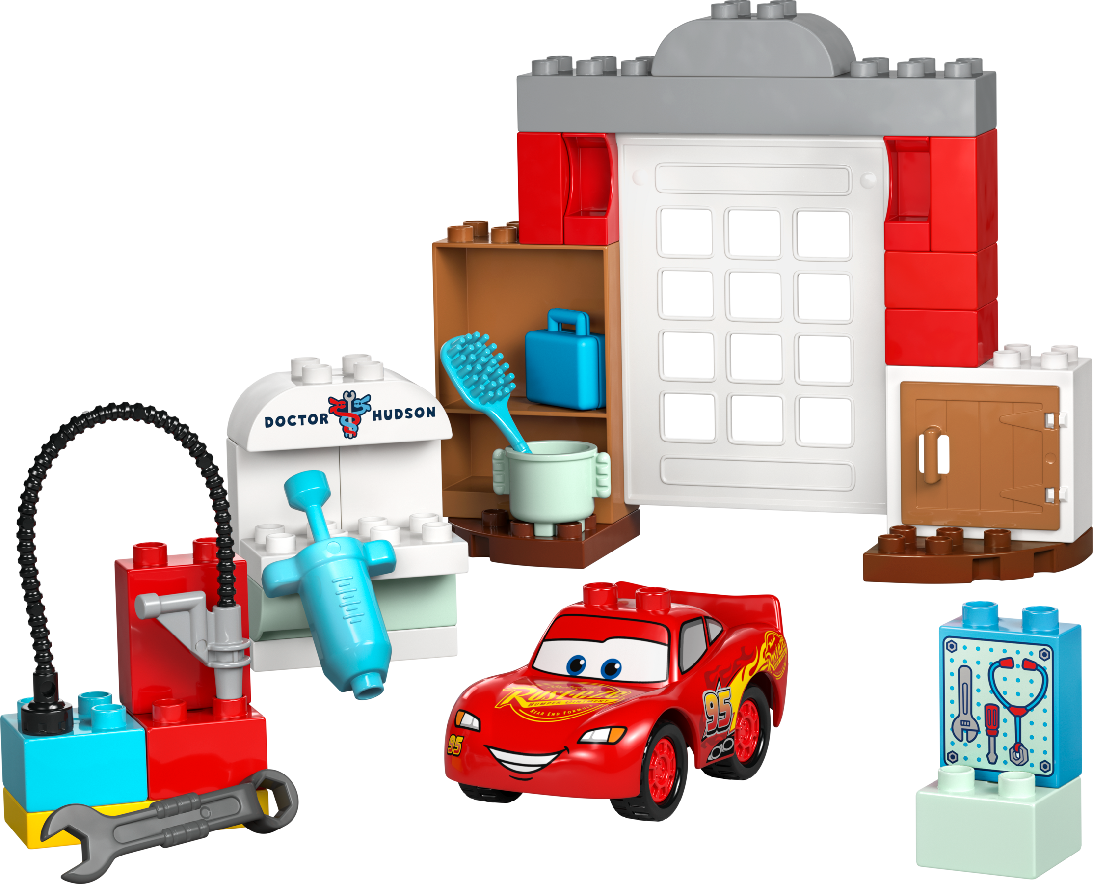 LEGO DUPLO Cars McQueen Visit Garage 35pc, imported from the UK