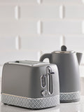 Grey Geometric Kettle