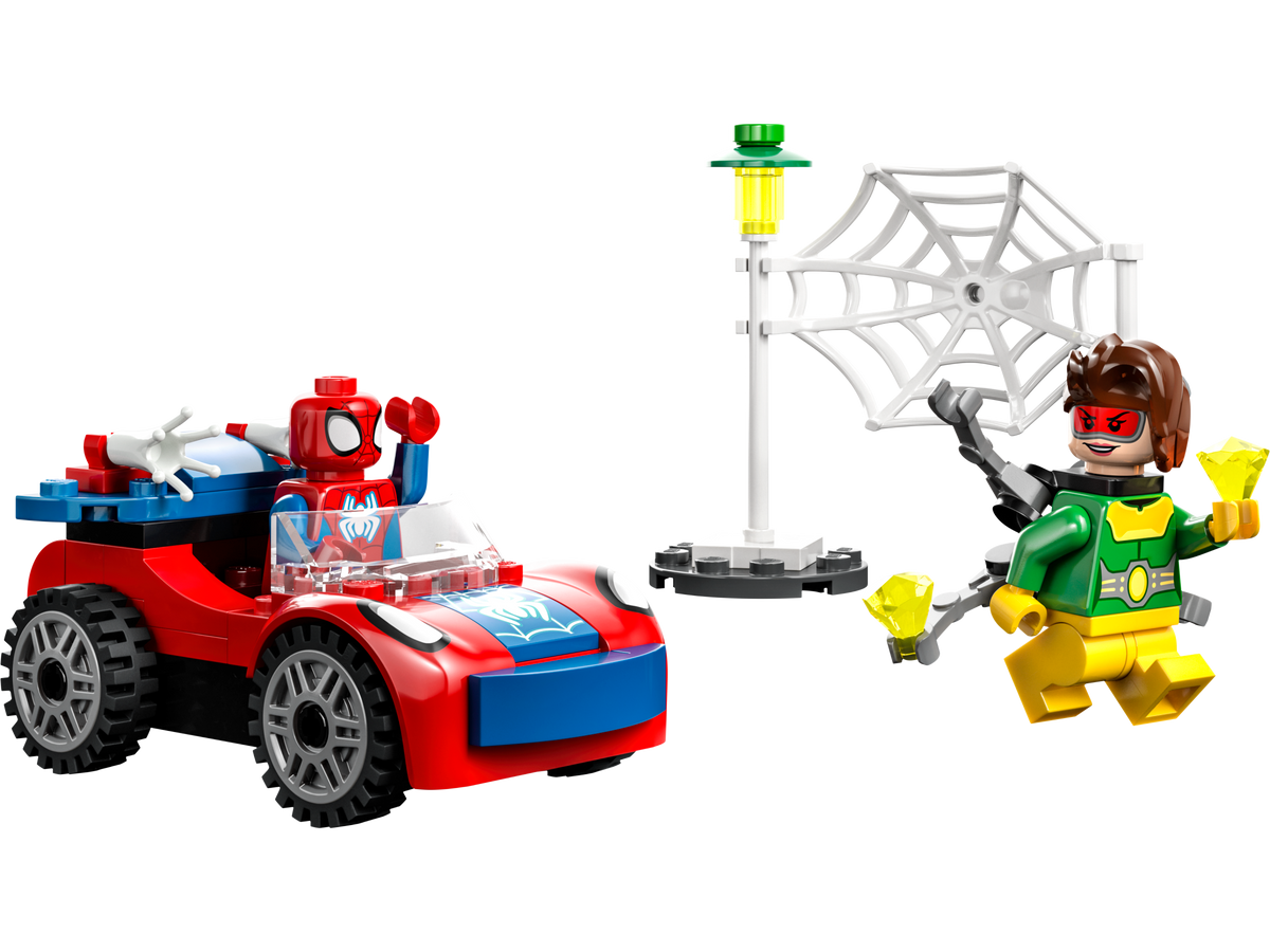 Marvel Spider-Man Car and Doc Ock toy set 48 Pieces (British brand)