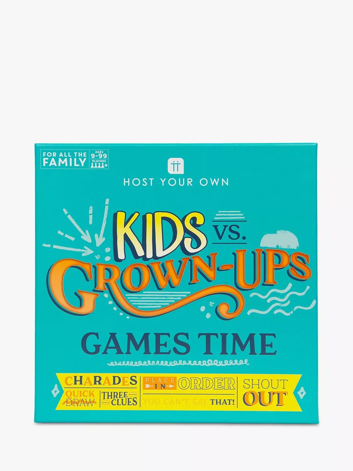 Talking Tables Family Kids VS Grown Ups Party Game - McGrocer