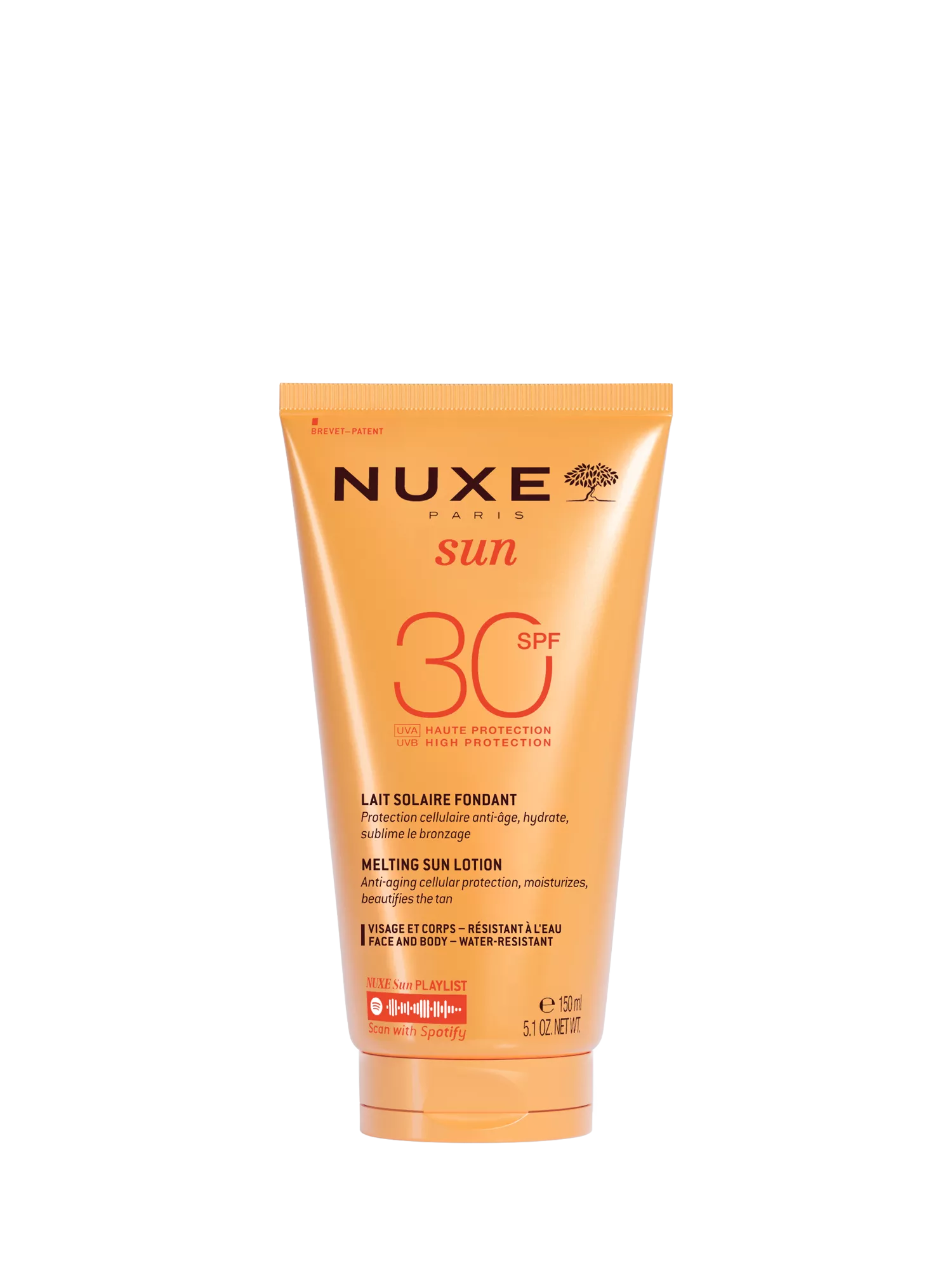 NUXE Sun Cream SPF 30 150ml, imported from the UK