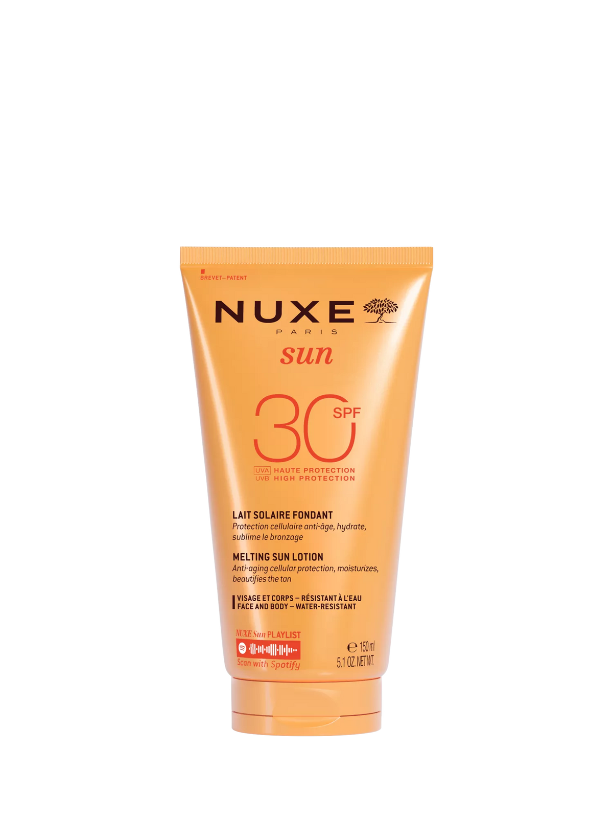 NUXE Sun Cream SPF 30 150ml, imported from the UK