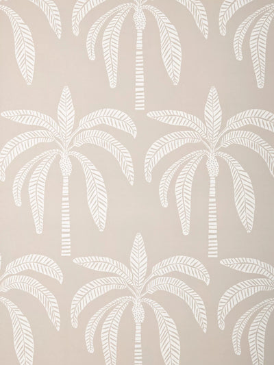 Papier peint John Lewis motif palmiers tropicaux