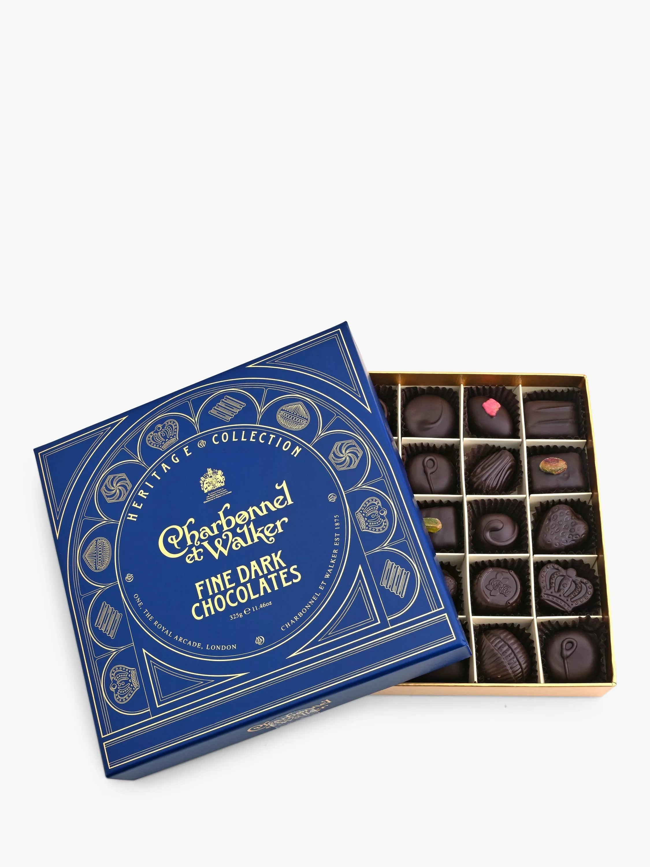 Charbonnel et Walker Heritage Collection dark chocolate box 325g - British product