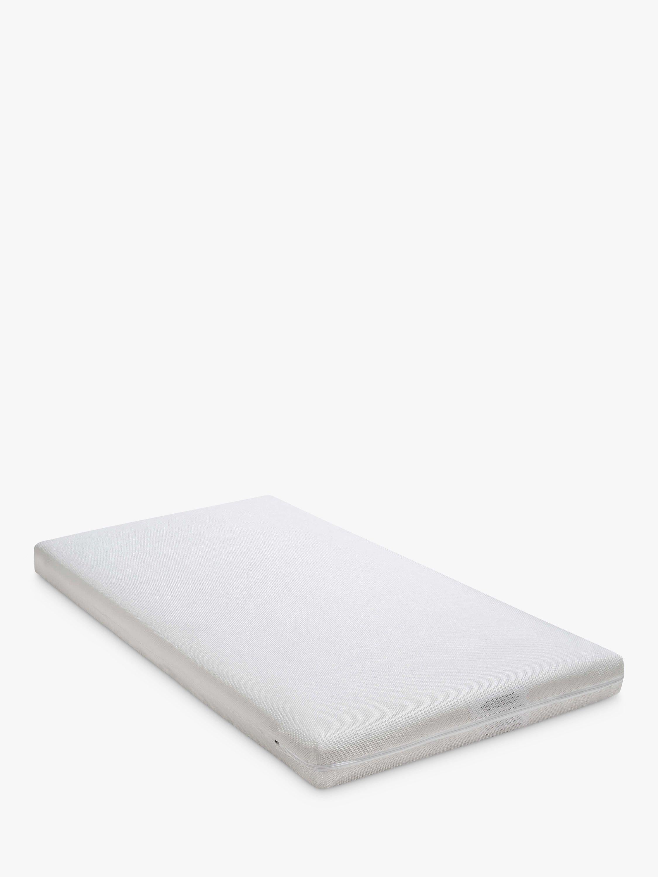 Boori Natty white and oak cot bed with mattress - British product