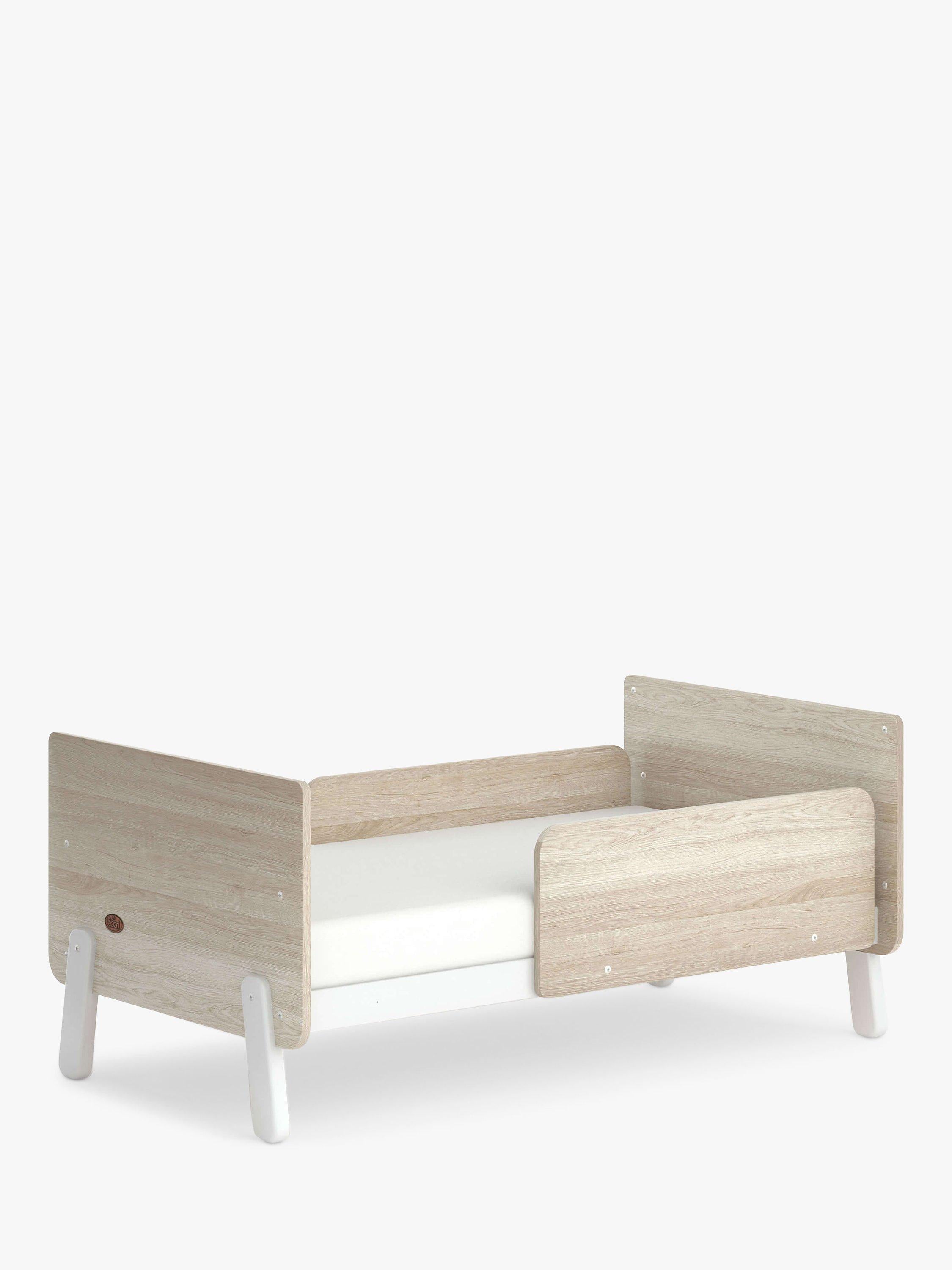 Boori Natty Cotbed and Neat chest set, White/Oak - British product