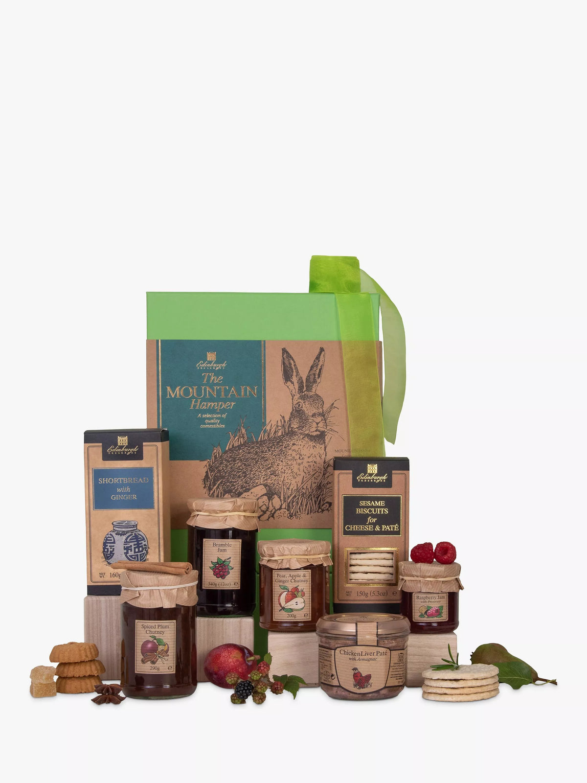 Edinburgh Preserves The Mountain Hamper food basket 1.4kg - British product