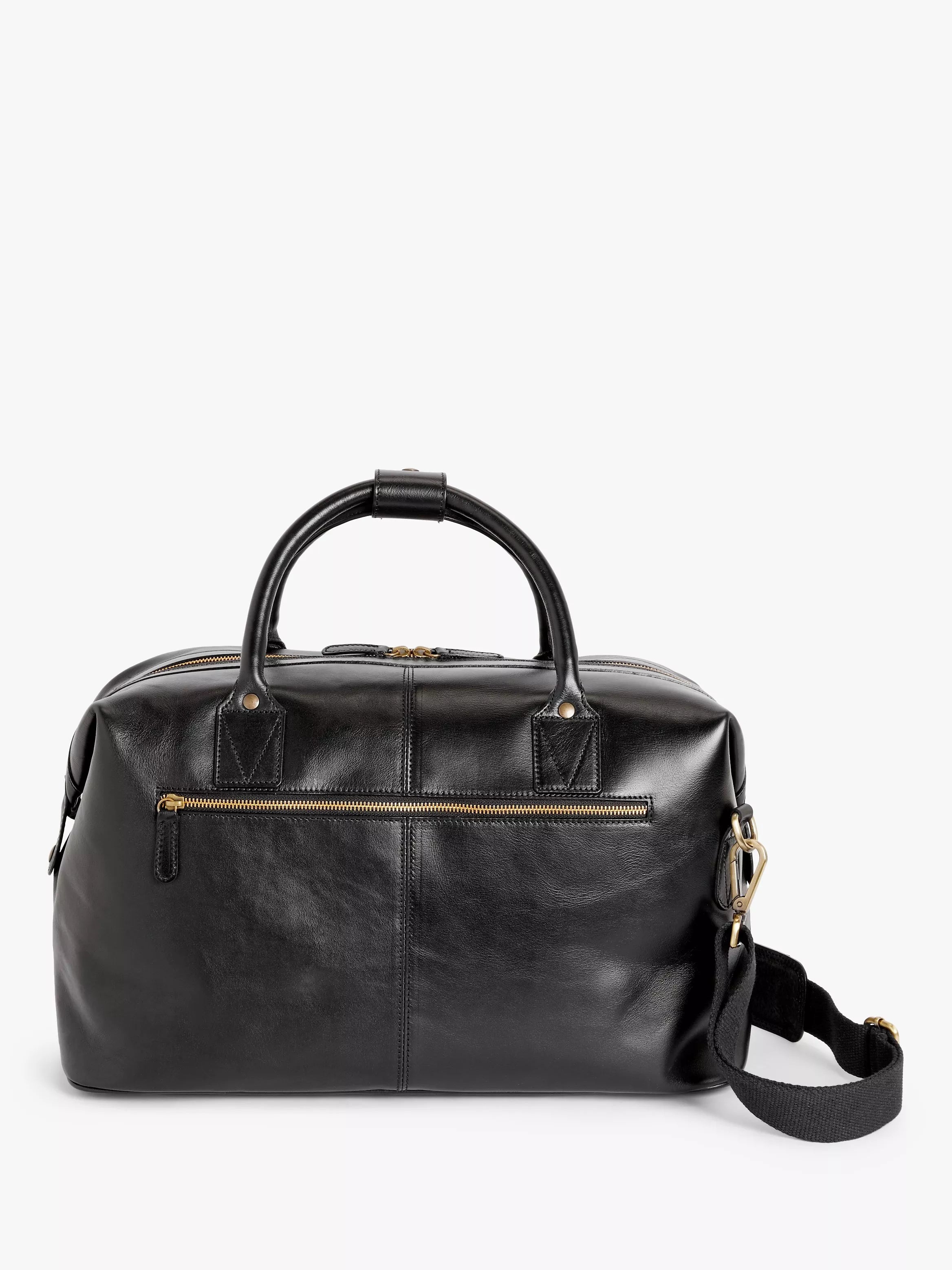 John Lewis Made in Italy Leather Holdall - McGrocer