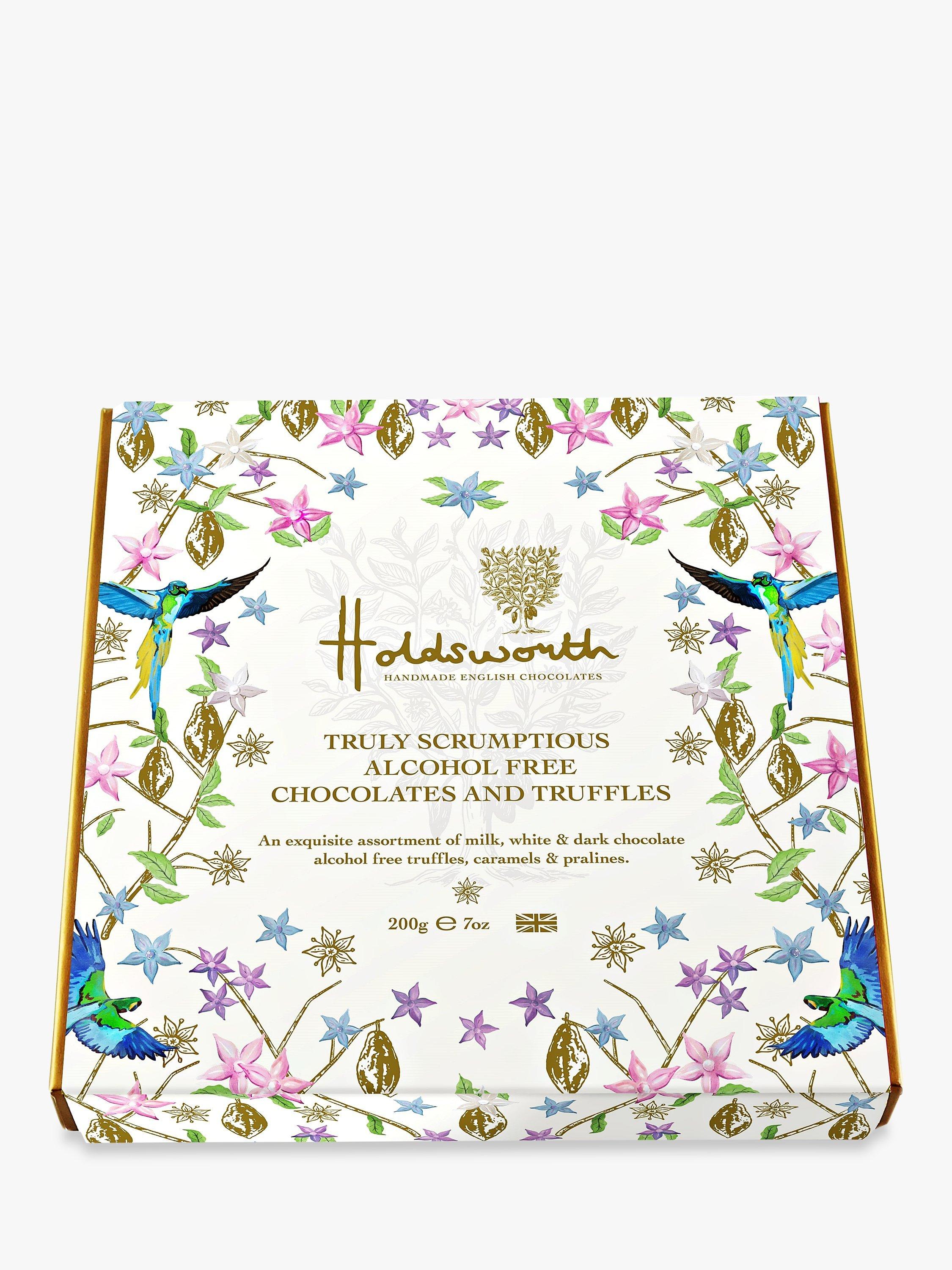 Holdsworth alcohol-free chocolate truffles 200g, UK version